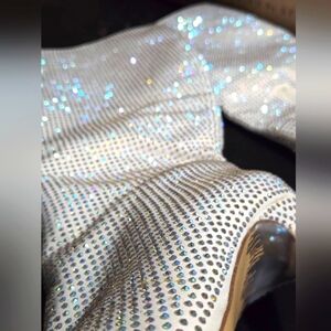 JLo Adalynn Rhinestone Boot - Size 10